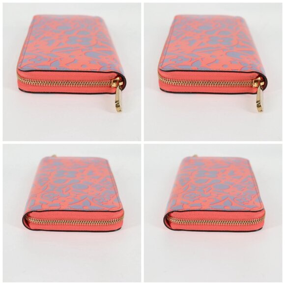 LOUIS VUITTON Sweet Monogram Zippy Wallet Long Wallet Orange M90124 Auth 138929V - Picture 16 of 16